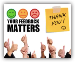 Thank You For Your FEEDBACK